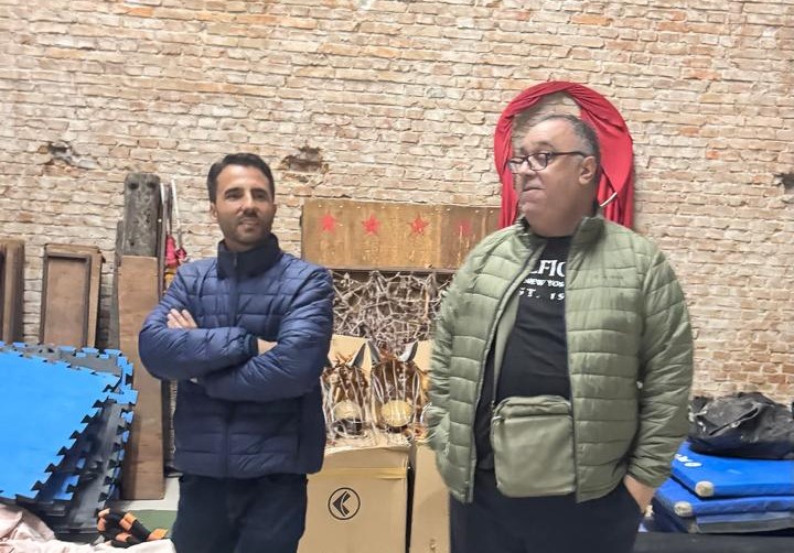 Rodrigues foi conhecer as instalações que abrigarão o novo Centro de Treinamentos do Tholl