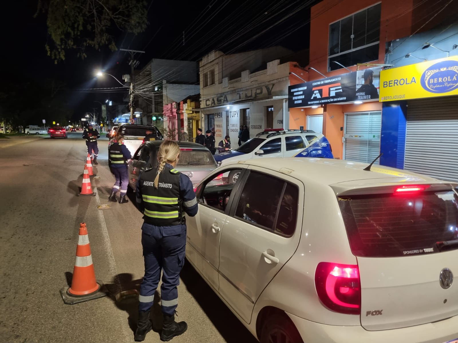 No mês de abril, convênio foi retomado e agentes de trânsito fiscalizaram áreas de movimento para garantir segurança