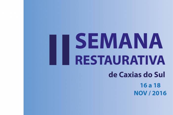 Atividade integra a programação da 4ª Semana da Justiça Restaurativa em Caxias do Sul (RS)