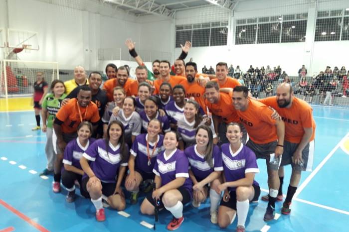 Sanep ficou em primeiro lugar na categoria futsal masculino Master.