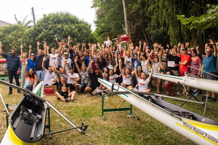 Paula teve o nome gravado em uma das novas embarcações do projeto