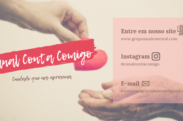 Canal 'Conta comigo: o cuidado que nos aproxima' oferece dicas de cuidados em benefício da saúde mental a equipes e à população