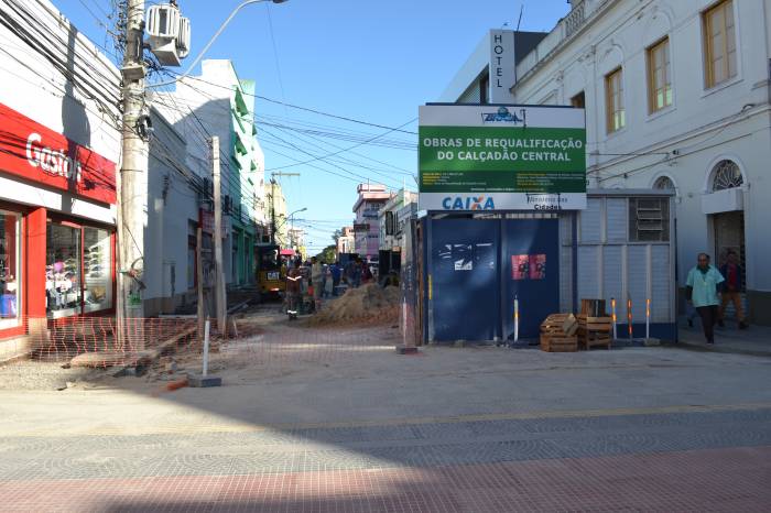 Intervenções fazem parte do projeto de requalificação da área central