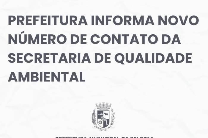 População pode entrar em contato pelo (53) 991712870