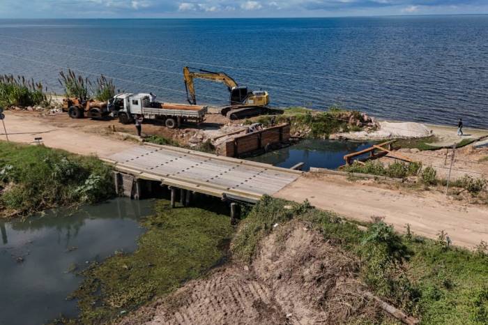 Ponte provisória será removida na Colônia Z3