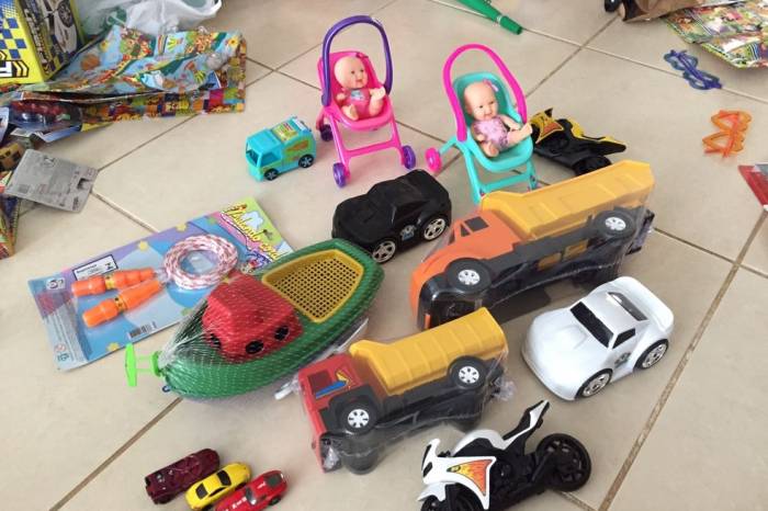 Os brinquedos doados pelos visitantes, de 14 a 19 de dezembro, irão alegrar o Natal das crianças do Balneário dos Prazeres