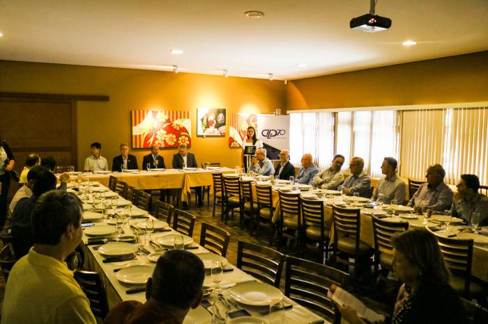 Encontro foi o primeiro de 2019 do Centro das indústrias e contou com palestra do diretor regional do Senai-RS, Carlos Alberto Trein