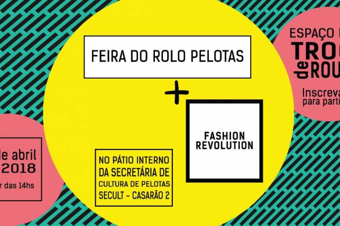 Espaço para troca de roupas, evento integra a Semana Fashion Revolution