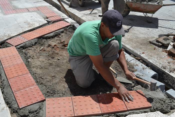 Serviços fazem parte do projeto de requalificação e estão prontos nos trechos 1 e 3. No 2, em andamento