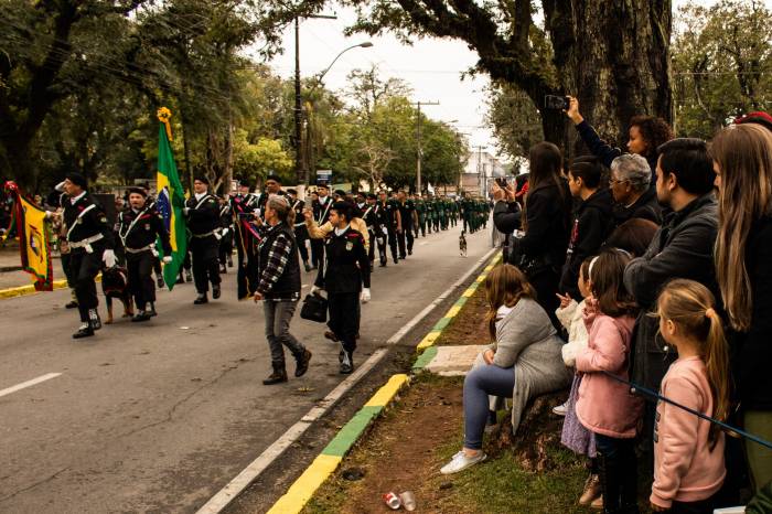 Desfile de 7 de setembro terá seis bandas escolares