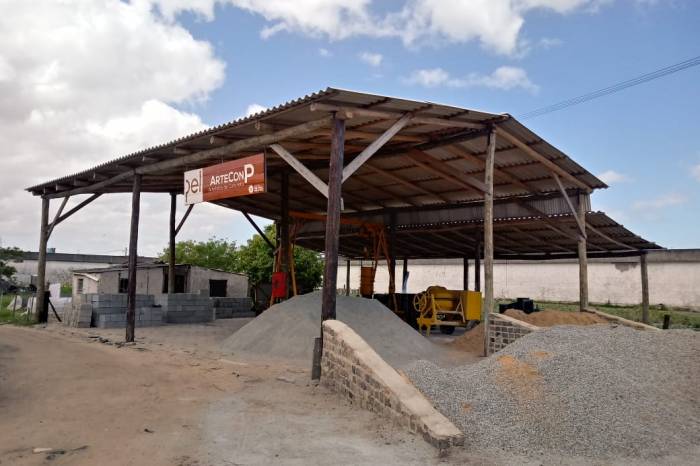 Atualmente, projeto encontra-se na fase de experimentação das misturas do material