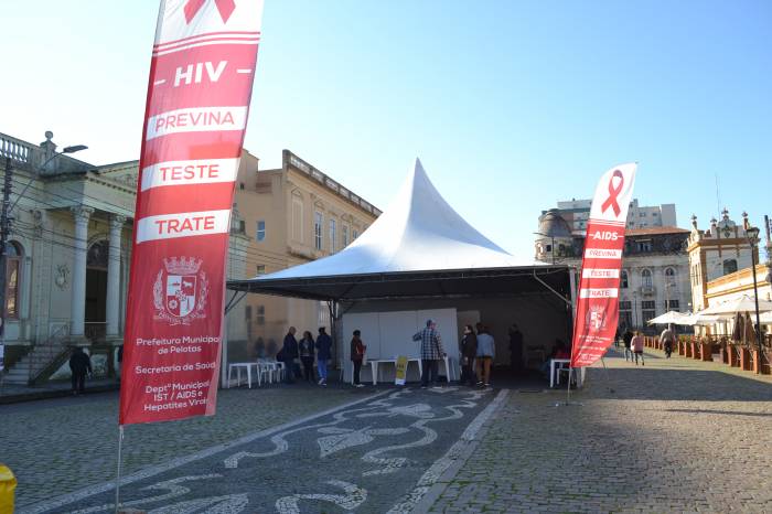 Durante a ação, testes rápidos para identificação da hepatite C foram realizados