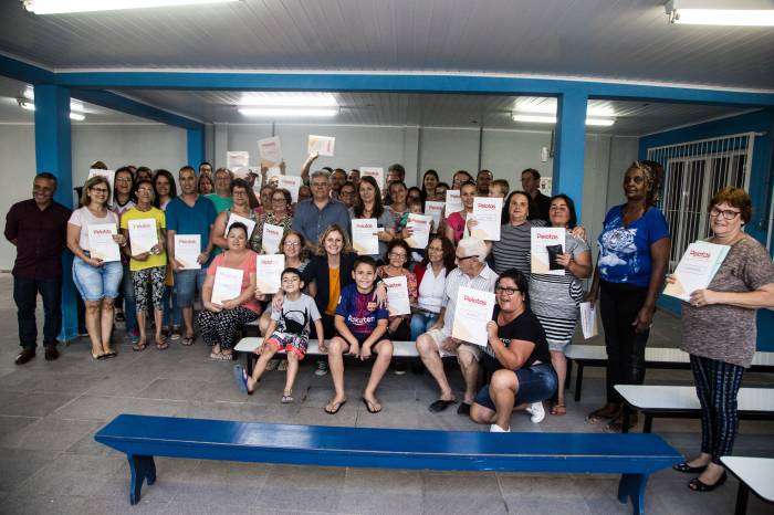 Ocupação com mais de 50 anos foi entregue nessa quarta-feira (28) em cerimônia na Emei Cassiano Ricardo