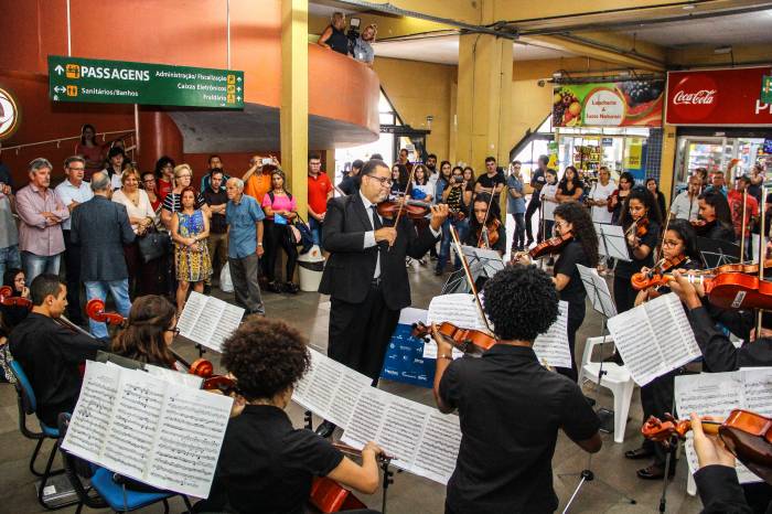 Evento do 8º Festival Sesc de Música aconteceu pela primeira vez no terminal