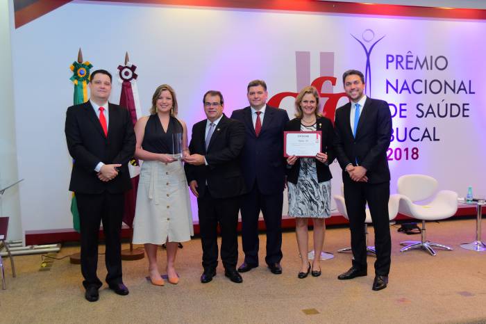 O município ficou em 5º lugar em todo o País na categoria acima de 300 mil habitantes do Prêmio Nacional do Conselho Federal de Odontologia (CFO)
