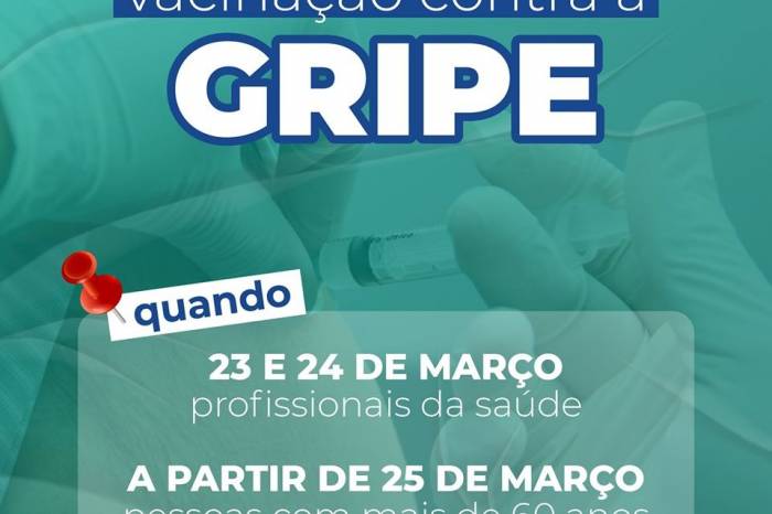 Município fará a aplicação da imunização em três fases