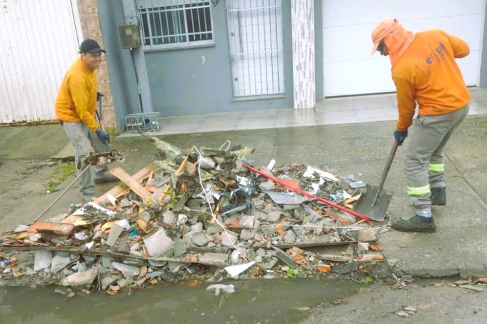 Secretaria de Serviços Urbanos e Infraestrutura (Ssui) concentra equipes em regiões onde evento climático foi mais severo nos bairros Fragata e Areal