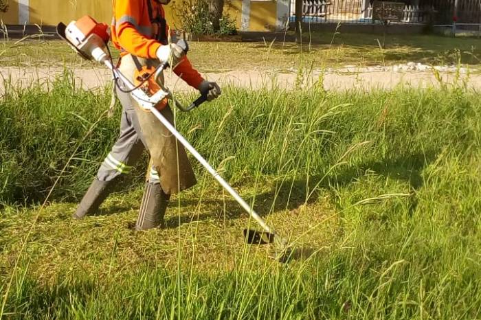 Drenagem, varrição e roçado estão entre as atividades