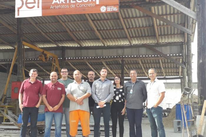 Comitiva visitou o Presídio Regional e conversou sobre as conquistas do Mão de Obra Prisional
