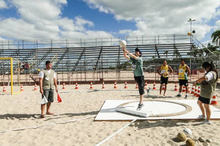É a única competição do Estado, de atletismo, a ser realizada na areia da praia