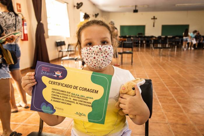 Pelotas promove ‘Dia C’ para segunda dose infantil contra Covid-19