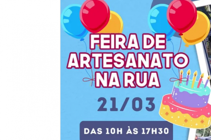 Edição comemora os seis anos do evento e o Dia do Artesão - 19 de março. Evento vai até as 17h30