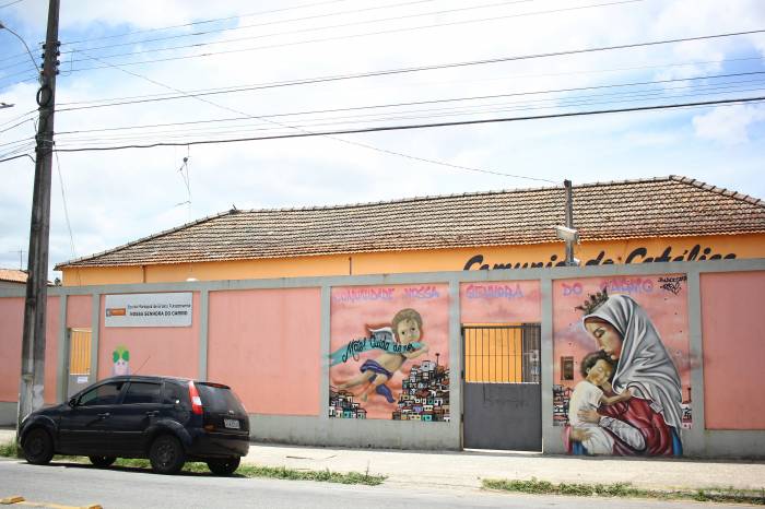 Emef, que atende 79 alunos da vila Castilhos, funciona em prédio cedido pela Mitra