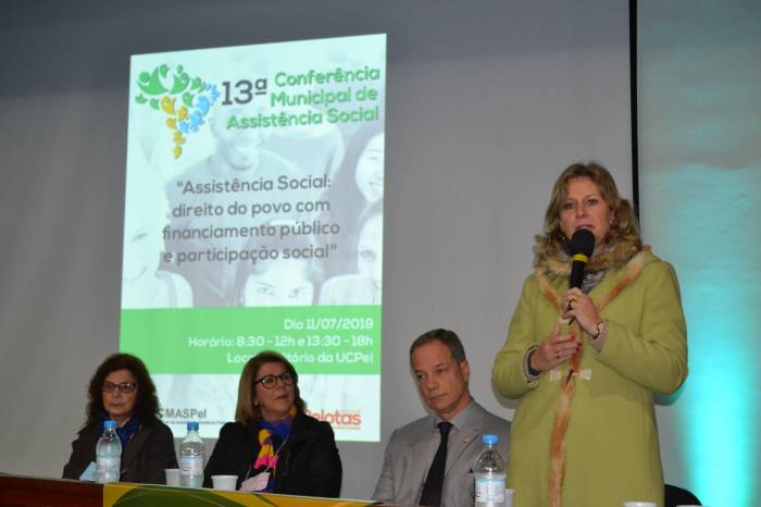 Prefeita deu relevo à área como política pública. Seminário ocorre no Auditório Dom Antônio Zattera da UCPel