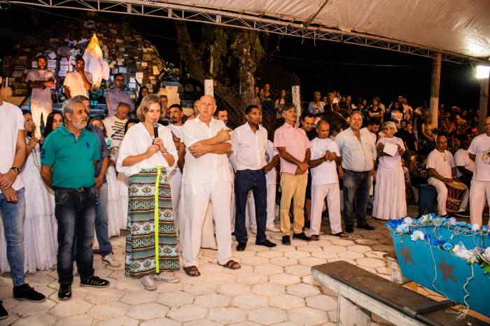 Prefeita Paula, durante solenidade umbandista, defendeu o respeito à diversidade religiosa