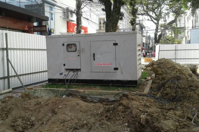 Equipamento permanecerá em uso até a substituição do cabo de energia elétrica