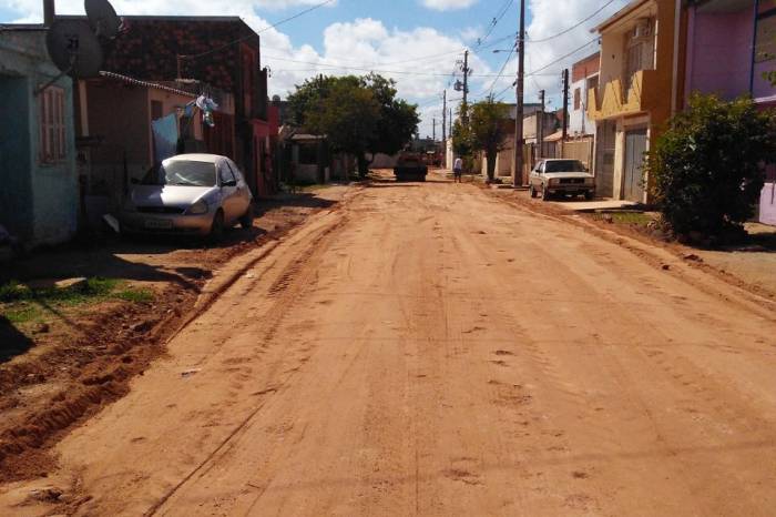 SSUI concluiu pavimentação
