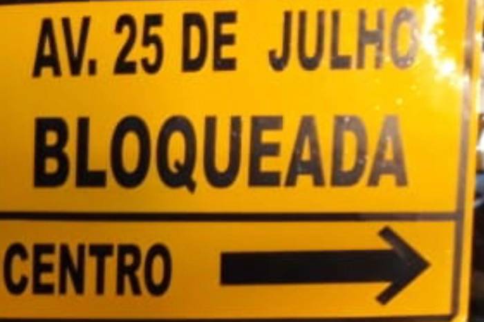 Somente moradores, trabalhadores ou clientes de empresas terão acesso ao percurso bloqueado da via. Se chover, não haverá interrupção