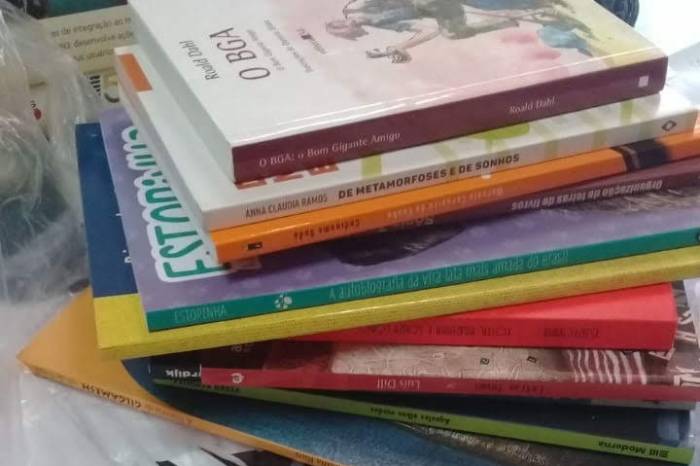Equipe está recebendo doações de livros para adolescentes