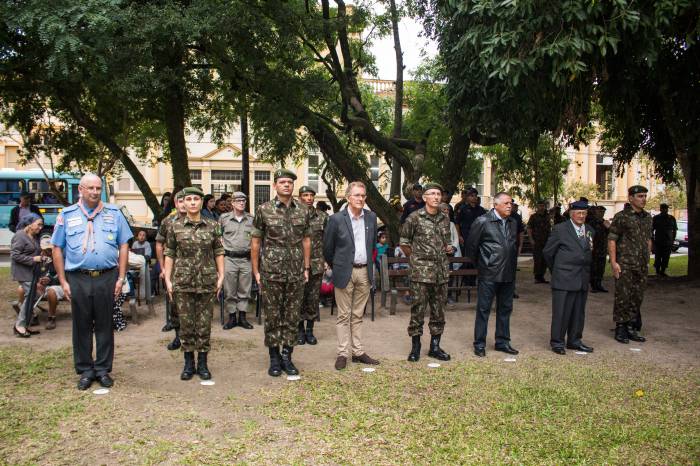 Cerimônia que também celebrou a rendição da 148ª Divisão do Exército Alemão à Força Expedicionária Brasileira