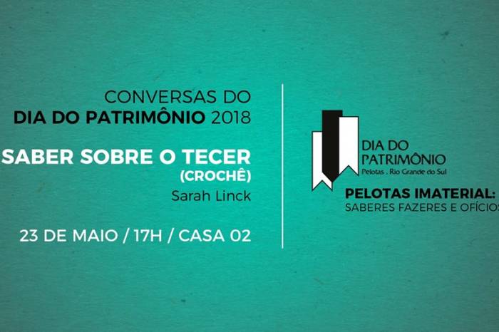 “O Saber Sobre o Tecer”, com enfoque na técnica do crochê, é o tema desta semana