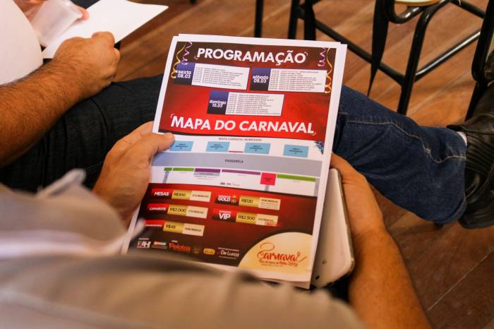 Parceira na realização do evento, a Bah! Entretenimento apresentou projeto da estrutura em reunião desta terça