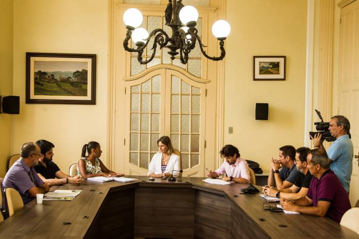 Grupo conversou sobre os projetos de requalificação da avenida Duque de Caxias