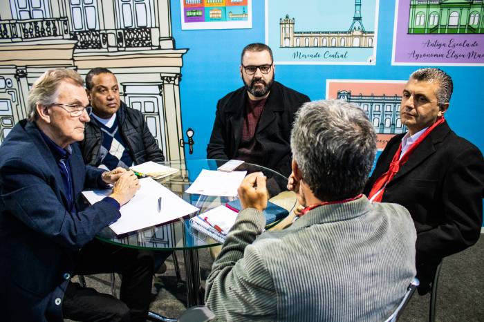 Vice-prefeito Idemar Barz reuniu-se com o coordenador da 26ª Região Tradicionalista na Fenadoce