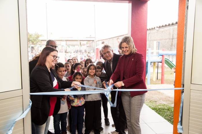 Prefeitura investiu mais de R$ 1,4 milhão na construção de oito salas de aula, dois conjuntos de banheiros, cozinha e refeitório