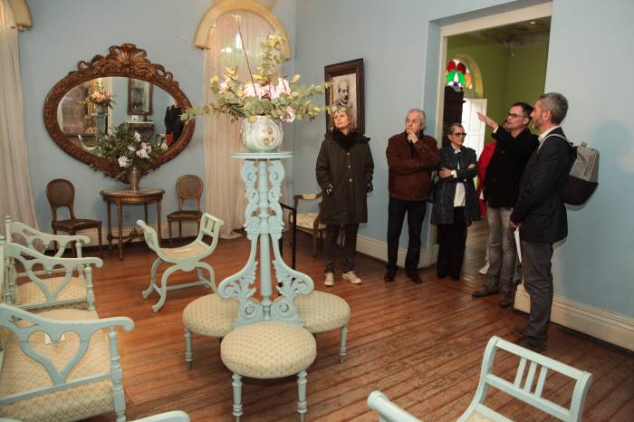 Prefeita recepcionou Paulo Amaral e a secretária estadual de Cultura, Beatriz Araújo, e os acompanhou na visitação ao local que é Patrimônio Material Brasileiro