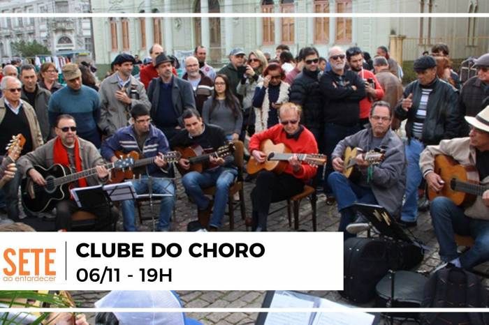 Show Um chorinho de Pelotas será na segunda-feira (6).