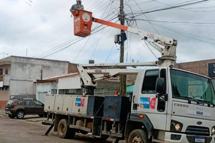 Departamento de Iluminação Pública (DIP), da Secretaria de Serviços Urbanos e Infraestrutura (Ssui), também promoveu melhorias no Balneário dos Prazeres