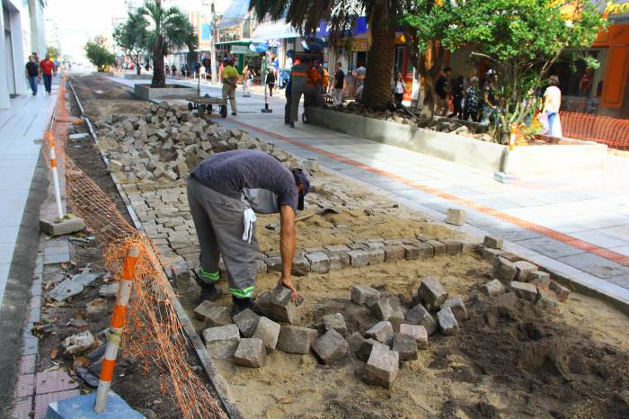 Trânsito lento na Andrade Neves, entre Floriano e Lobo da Costa – dentro do conceito “traffic calming” –, recebe opiniões favoráveis