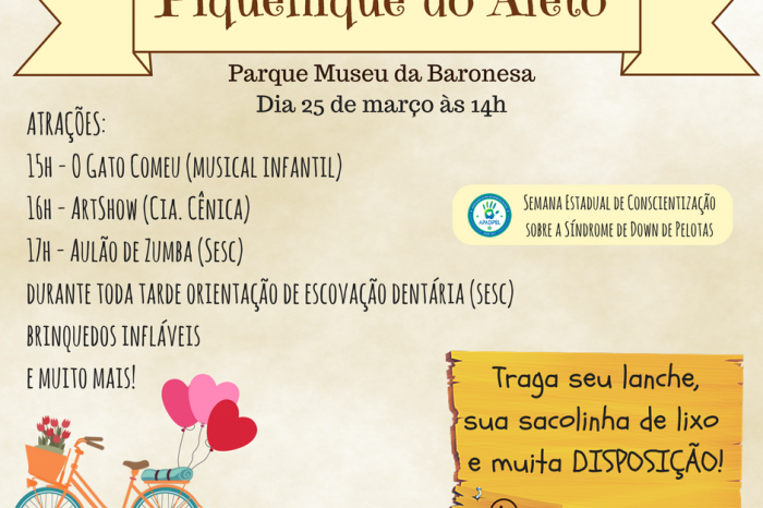 Evento será no domingo (25)