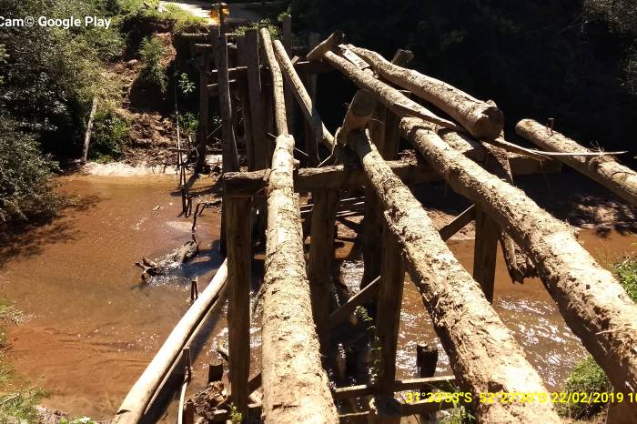 Estrutura antiga da ponte Marta Helena foi removida. SDR assentará passarela para pedestres