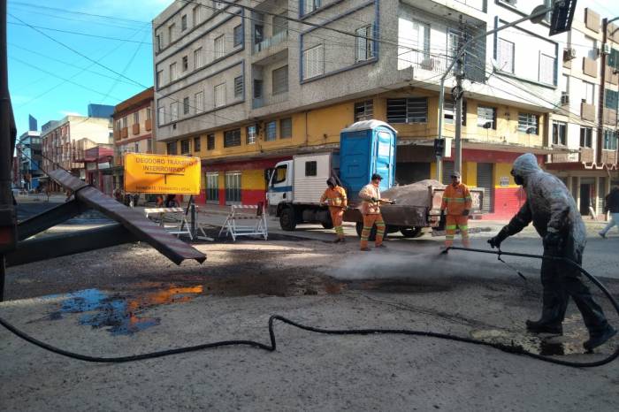 Nesta semana, pista recebeu reperfilagem para nivelamento do leito