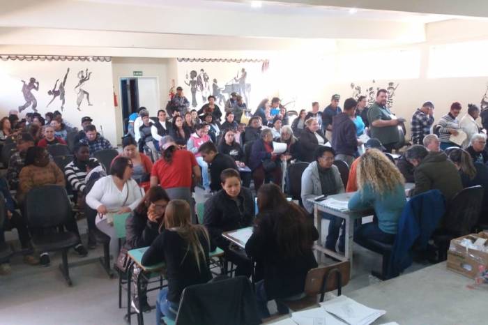 Foram feitos cadastro social de 210 moradores, de sete quadras, e entrega de termos de concordância das medidas dos lotes
