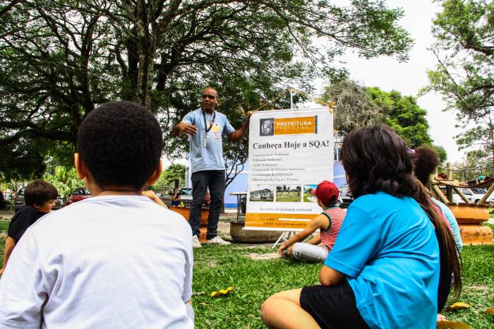 Alunos tiveram uma tarde de educação ambiental na Baronesa
