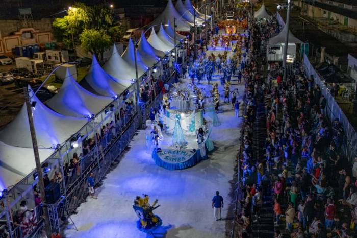 Escolas do Grupo Especial impactam público do Carnaval de Pelotas
