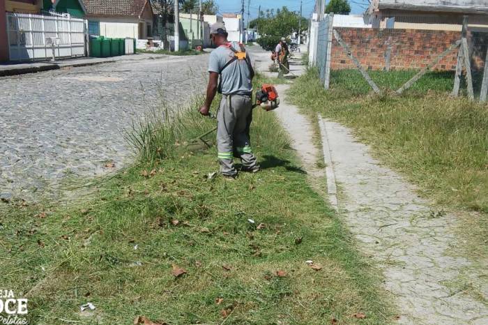 Trabalhos são executados em vários bairros nesta segunda-feira (2)